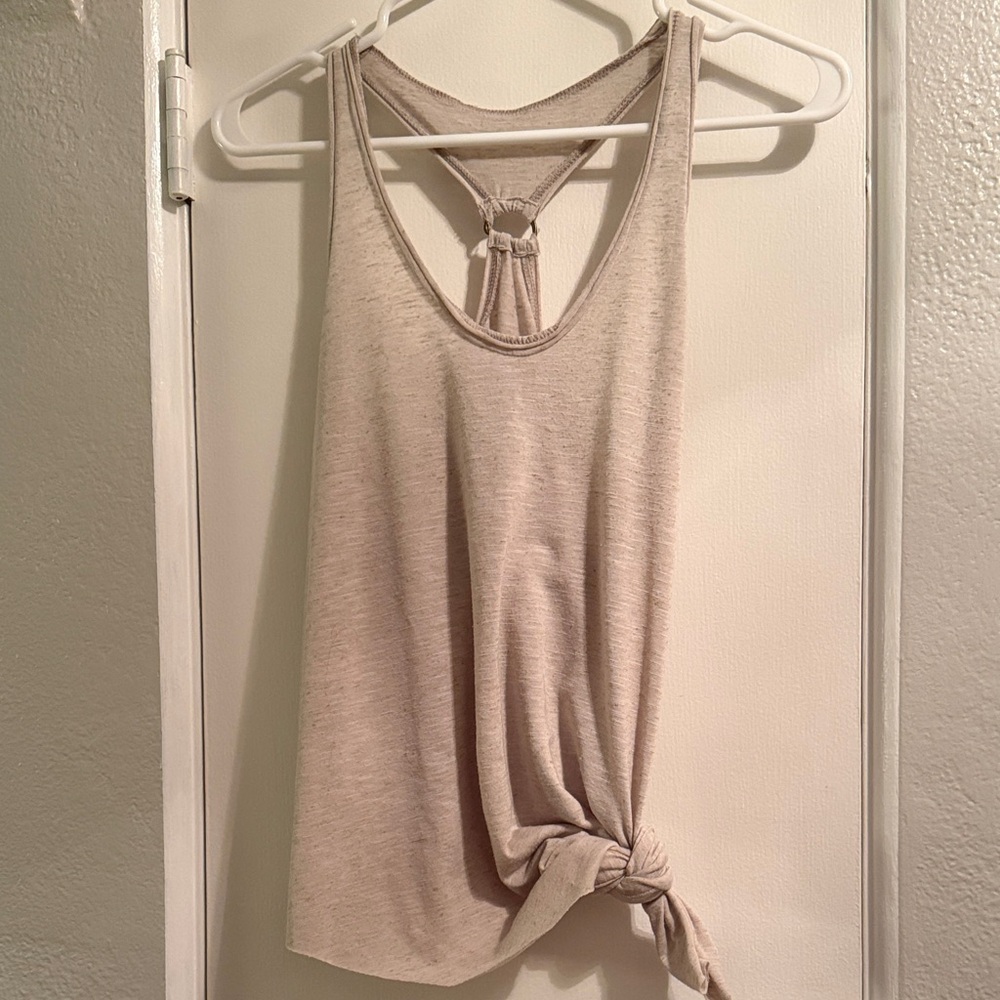 We The Free Cream Tie-Back Tank Top